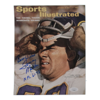 Tommy Mason Signed Vikings 8x10 Photo Inscribed "Best Wishes" & "NFL 61 - 72" (JSA) at PristineAuction.com