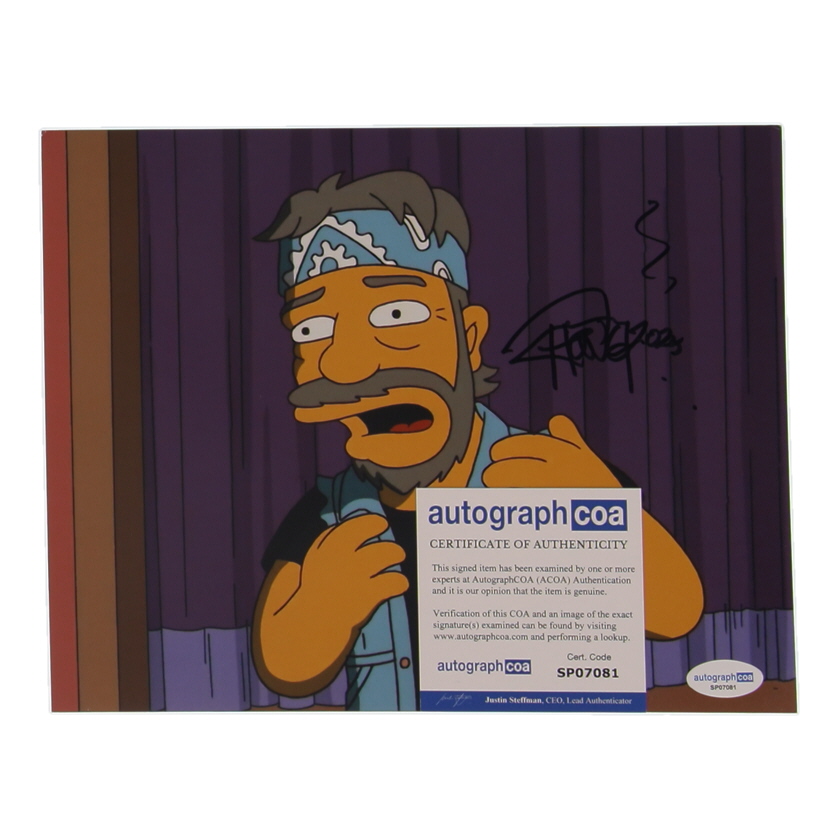 Tommy Chong Signed "The Simpsons" 8x10 Photo (ACOA) at PristineAuction.com Tommy Chong Signed "The Simpsons" 8x10 Photo (ACOA) at PristineAuction.com