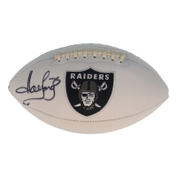 Howie Long Signed Raiders Logo Football (Beckett) at PristineAuction.com