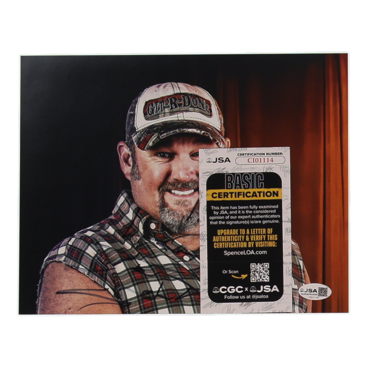 Larry the Cable Guy Signed 8x10 Photo (JSA) at PristineAuction.com Larry the Cable Guy Signed 8x10 Photo (JSA) at PristineAuction.com