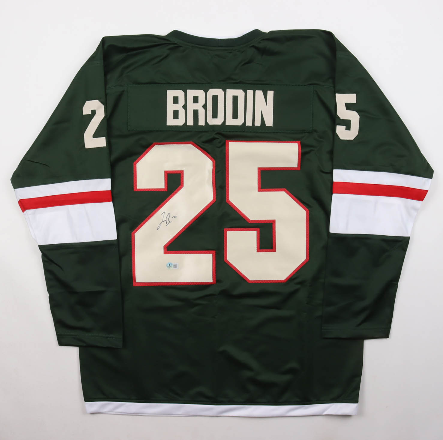 Jonas Brodin Signed Jersey (Beckett) at PristineAuction.com Jonas Brodin Signed Jersey (Beckett) at PristineAuction.com