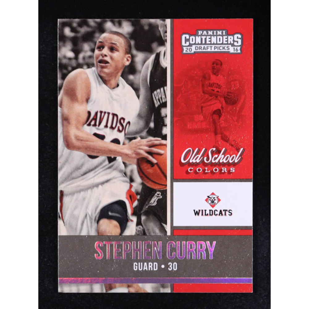 Stephen Curry 2016-17 Panini Contenders Draft Picks Old School Colors #19 at PristineAuction.com