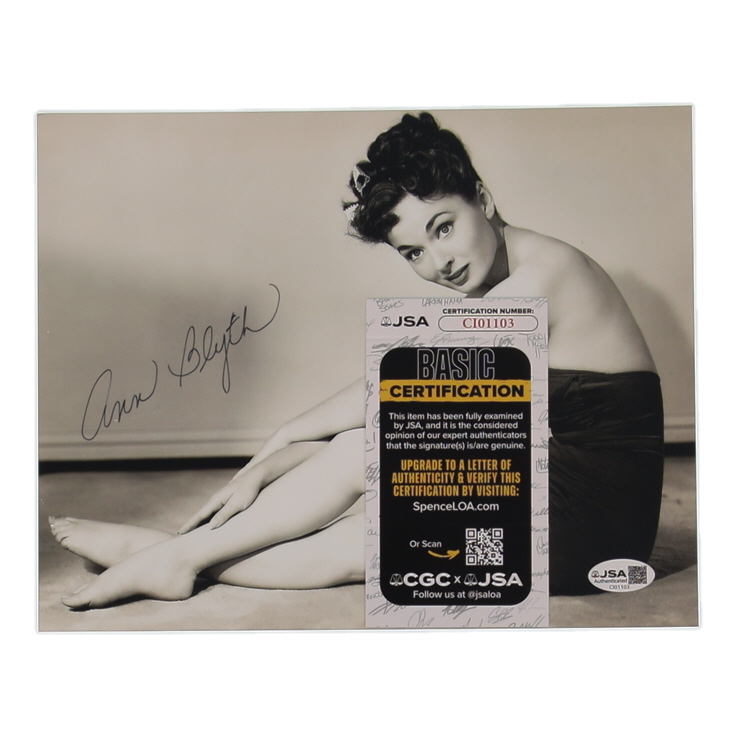 Ann Blyth Signed 8x10 Photo (JSA) at PristineAuction.com Ann Blyth Signed 8x10 Photo (JSA) at PristineAuction.com