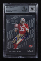 Joe Montana Signed 2015 Panini Clear Vision #2A (BGS | Autograph Graded BGS 10) at PristineAuction.com