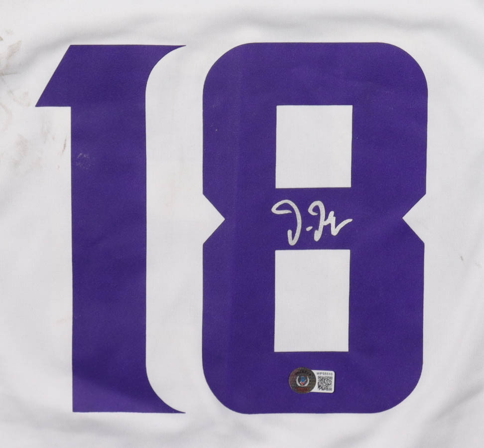 Justin Jefferson Signed Vikings Nike Authentic Jersey (Beckett) at PristineAuction.com Justin Jefferson Signed Vikings Nike Authentic Jersey (Beckett) at PristineAuction.com