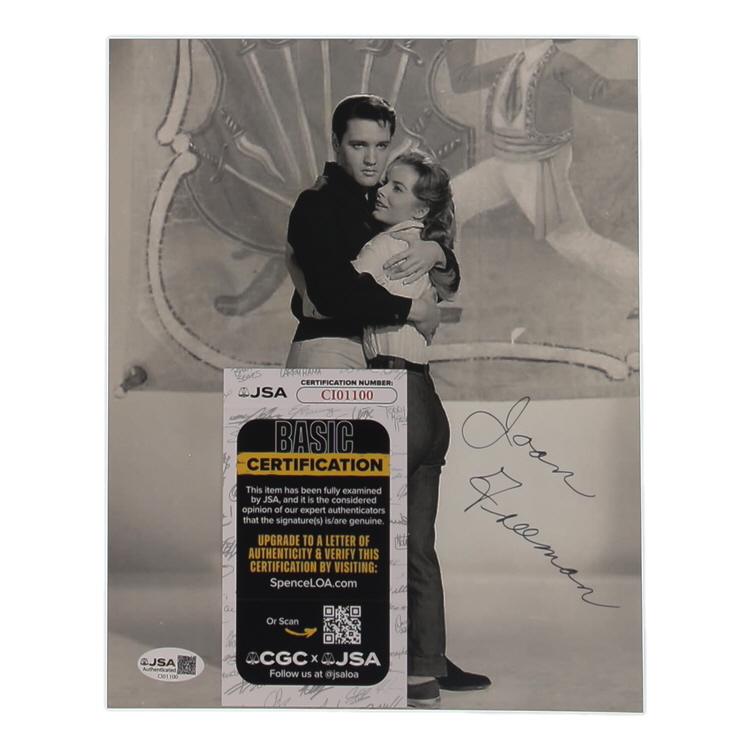 Joan Freeman Signed "Roustabout" 8x10 Photo (JSA) at PristineAuction.com Joan Freeman Signed "Roustabout" 8x10 Photo (JSA) at PristineAuction.com