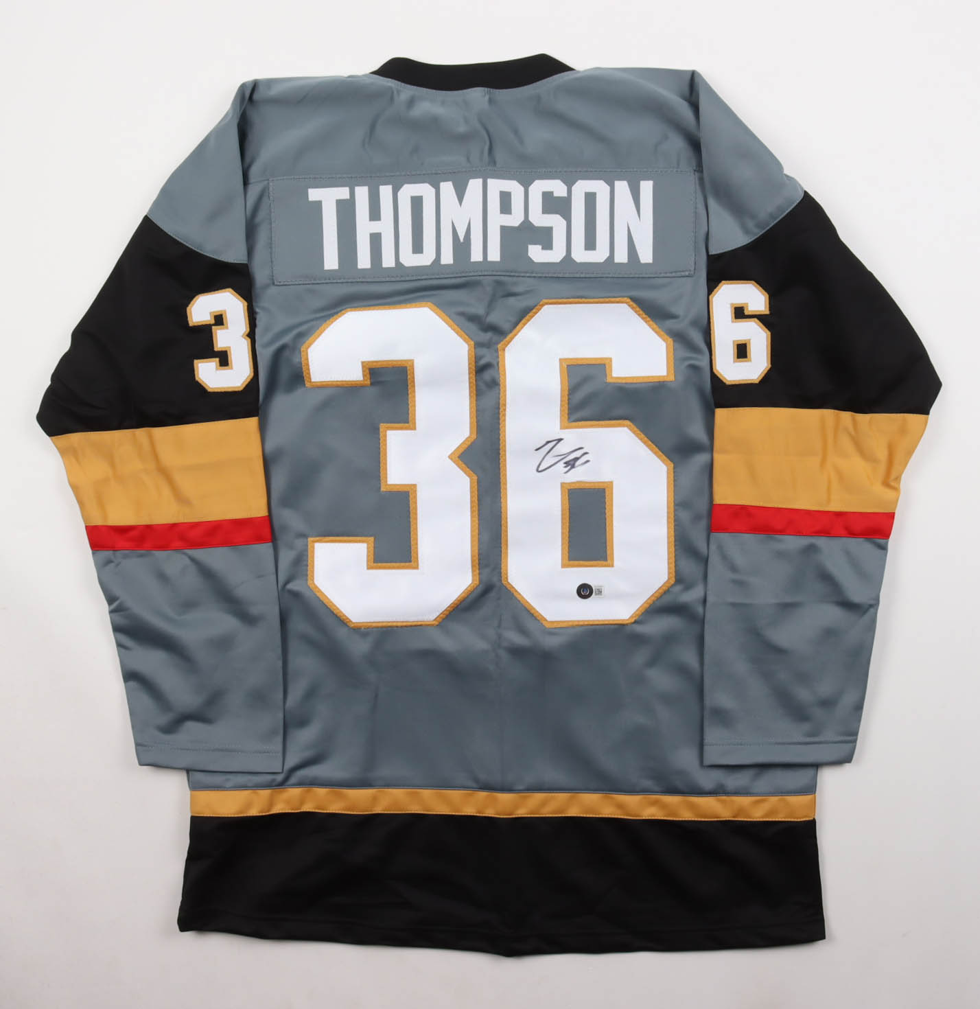 Logan Thompson Signed Jersey (Beckett) at PristineAuction.com Logan Thompson Signed Jersey (Beckett) at PristineAuction.com