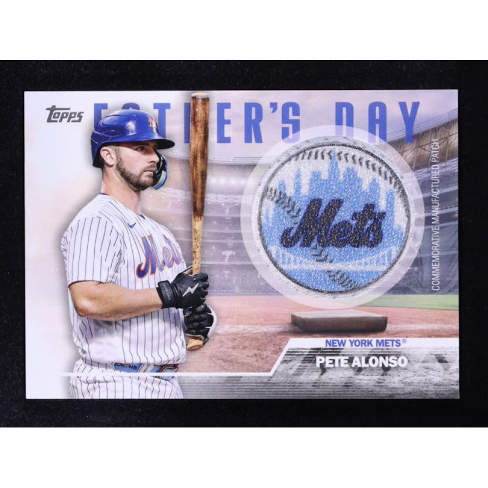 Pete Alonso 2023 Topps Father's Day Commemorative Team Patches #FDPA at PristineAuction.com