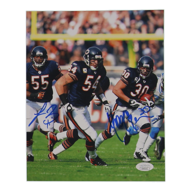 Mike Brown & Lance Briggs Signed Bears 8x10 Photo (JSA) at PristineAuction.com Mike Brown & Lance Briggs Signed Bears 8x10 Photo (JSA) at PristineAuction.com