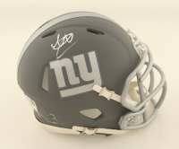 Abdul Carter Signed Giants Slate Alternate Speed Mini Helmet (Fanatics) at PristineAuction.com