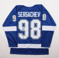 Mikhail Sergachev Signed Jersey (Beckett) at PristineAuction.com