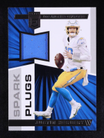 Justin Herbert 2021 Elite Spark Plugs Jerseys #1 at PristineAuction.com