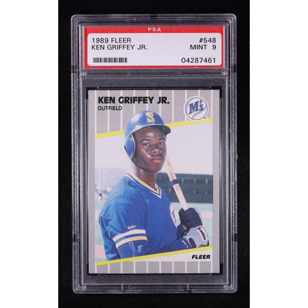 Ken Griffey Jr. 1989 Fleer #548 RC (PSA 9) at PristineAuction.com