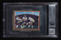 Joe Montana Signed 1982 Topps Stickers Foil #9 (BGS | Autograph Graded BGS 10) at PristineAuction.com