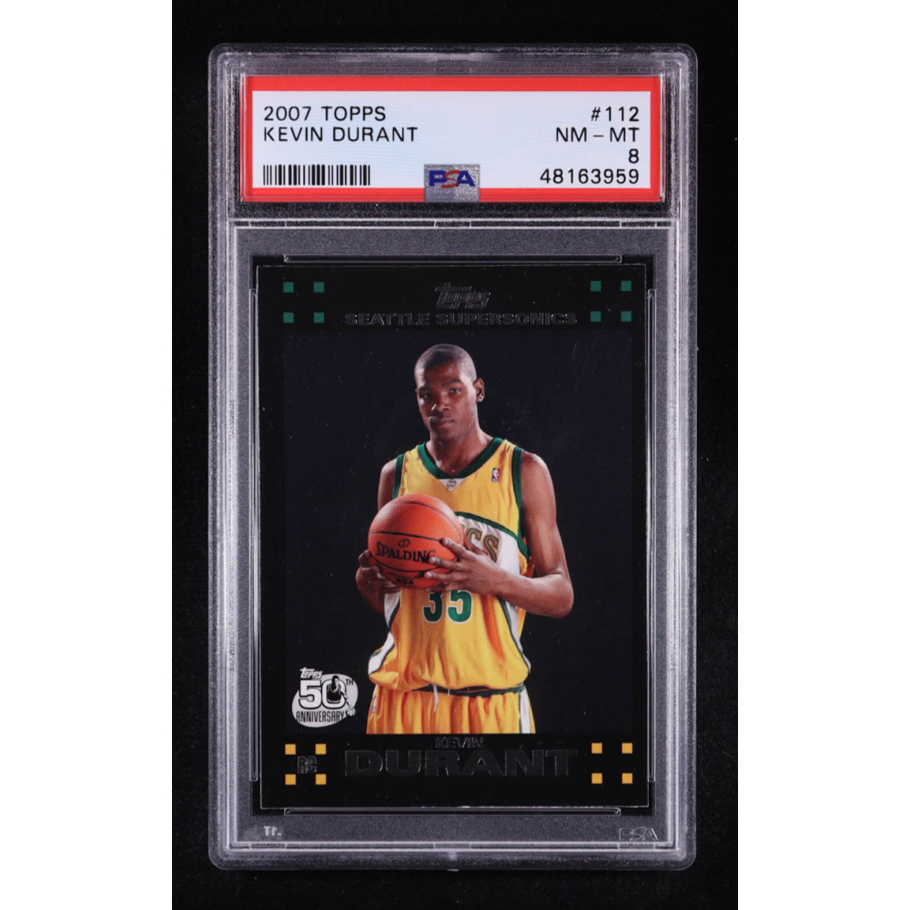 Kevin Durant 2007 Topps #2 RC (PSA 8) at PristineAuction.com