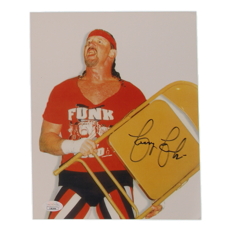 Terry Funk Signed WWE 8x10 Photo (JSA) at PristineAuction.com Terry Funk Signed WWE 8x10 Photo (JSA) at PristineAuction.com