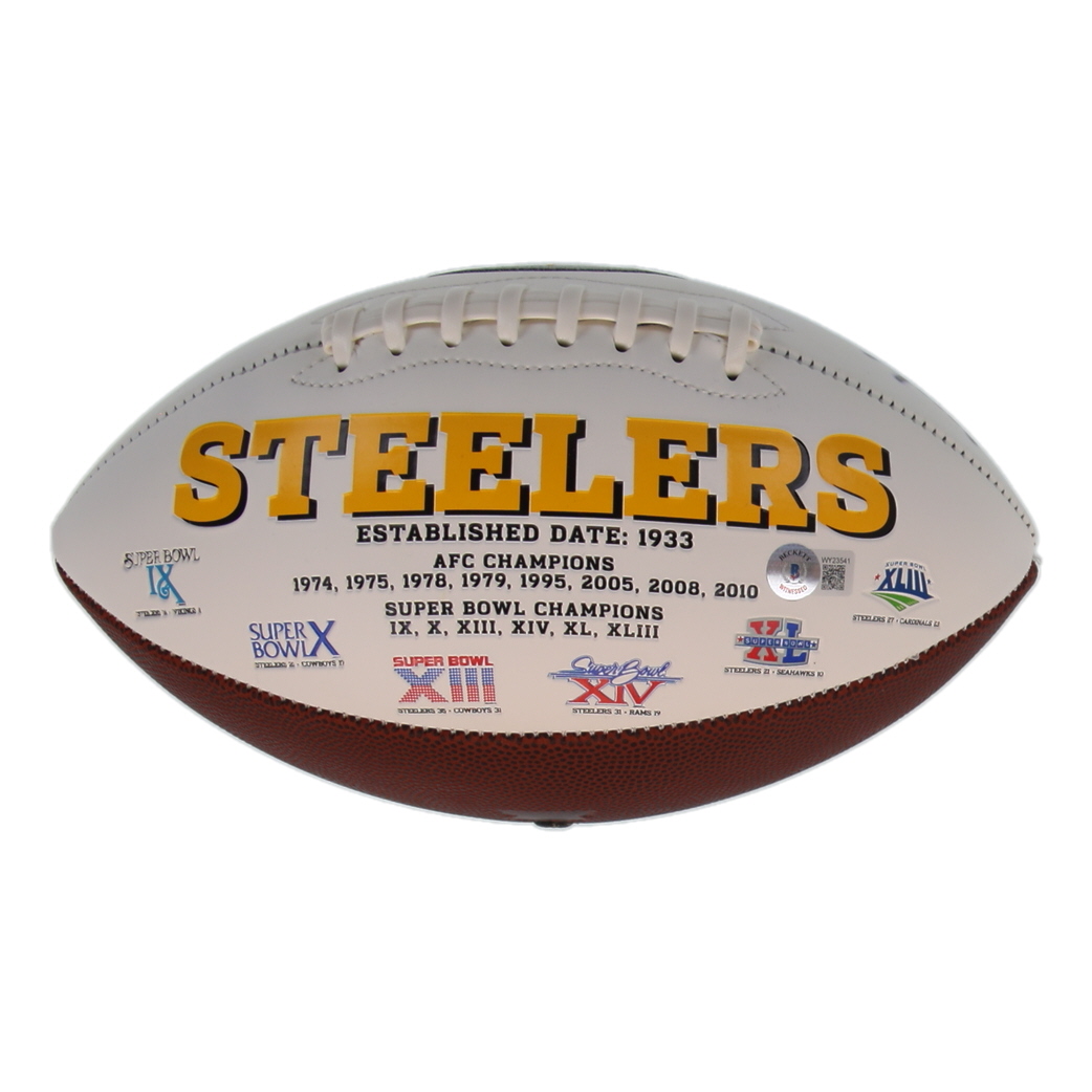 Mel Blount Signed Steelers Logo Football Inscribed "HOF 89" (Beckett) at PristineAuction.com Mel Blount Signed Steelers Logo Football Inscribed "HOF 89" (Beckett) at PristineAuction.com
