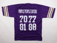 "Purple People Eaters" Jersey Signed by (4) with Alan Page, Carl Eller, Jim Marshall, & Gary Larsen (Beckett) at PristineAuction.com
