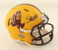 Cameron Skattebo Signed Arizona State Sun Devils Speed Mini Helmet (Fanatics) at PristineAuction.com