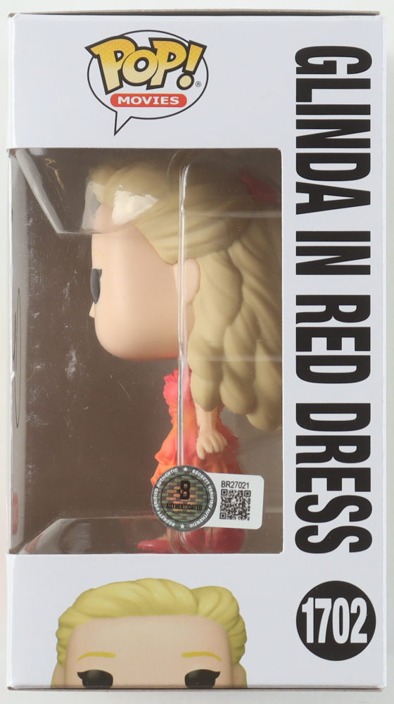 Ariana Grande Signed "Wicked" #1702 Glinda in Red Dress Funko Pop! Vinyl Figure (Beckett) at PristineAuction.com Ariana Grande Signed "Wicked" #1702 Glinda in Red Dress Funko Pop! Vinyl Figure (Beckett) at PristineAuction.com