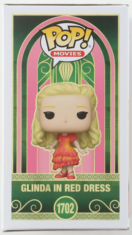 Ariana Grande Signed "Wicked" #1702 Glinda in Red Dress Funko Pop! Vinyl Figure (Beckett) at PristineAuction.com Ariana Grande Signed "Wicked" #1702 Glinda in Red Dress Funko Pop! Vinyl Figure (Beckett) at PristineAuction.com