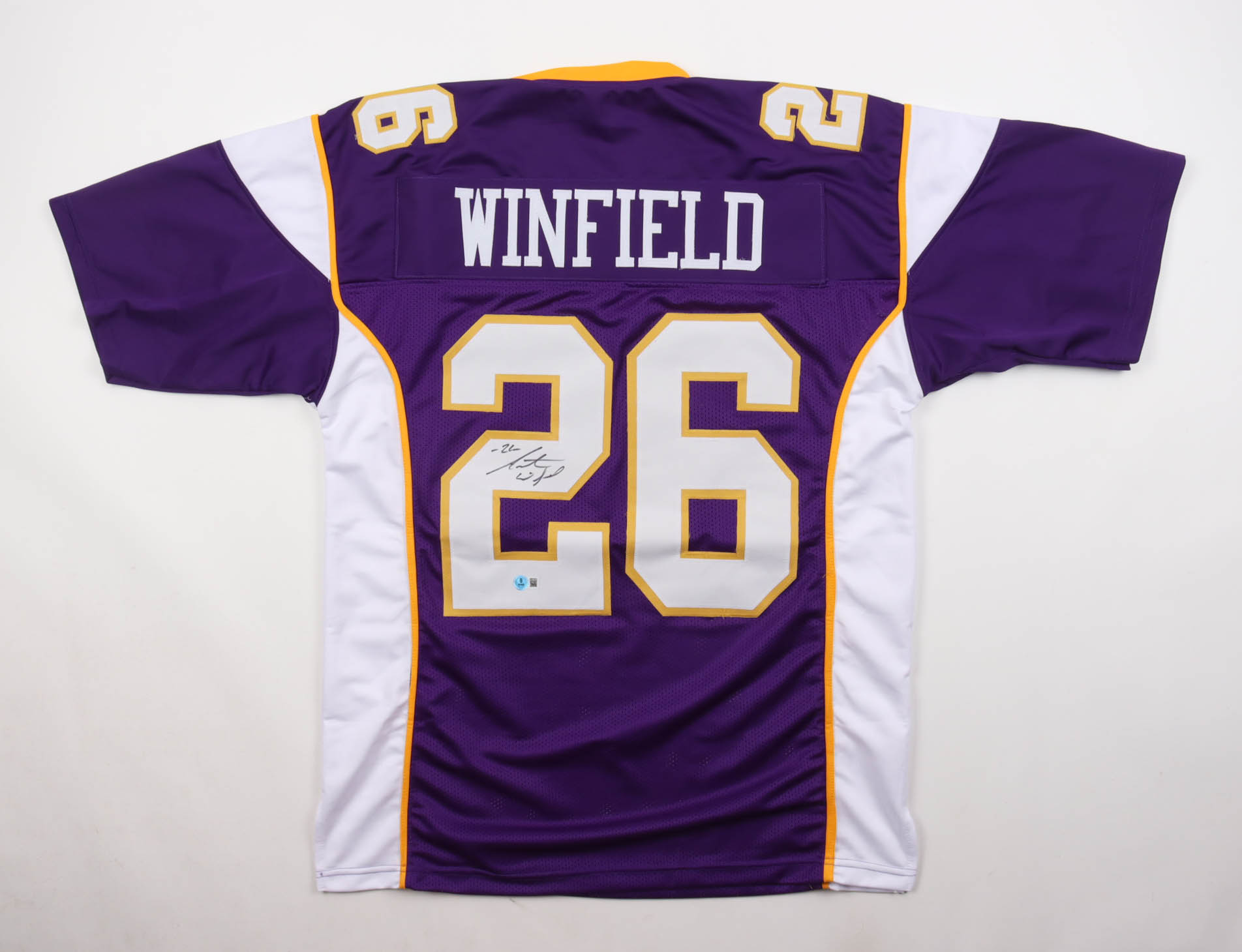 Antoine Winfield Sr. Signed Jersey (Beckett) at PristineAuction.com Antoine Winfield Sr. Signed Jersey (Beckett) at PristineAuction.com