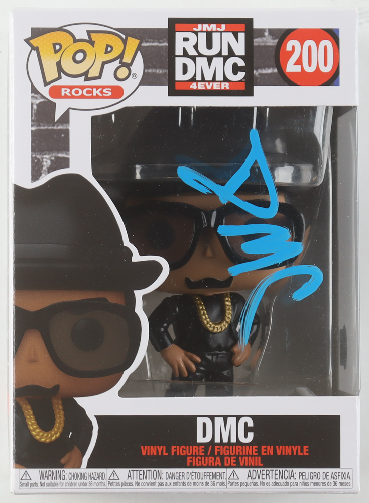 DMC Signed "Run DMC" #200 Funko Pop! Vinyl Figure (Beckett) at PristineAuction.com DMC Signed "Run DMC" #200 Funko Pop! Vinyl Figure (Beckett) at PristineAuction.com