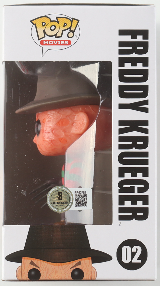 Robert Englund Signed "A Nightmare on Elm Street" #02 Freddy Krueger Funko Pop! Vinyl Figure (Beckett) at PristineAuction.com Robert Englund Signed "A Nightmare on Elm Street" #02 Freddy Krueger Funko Pop! Vinyl Figure (Beckett) at PristineAuction.com