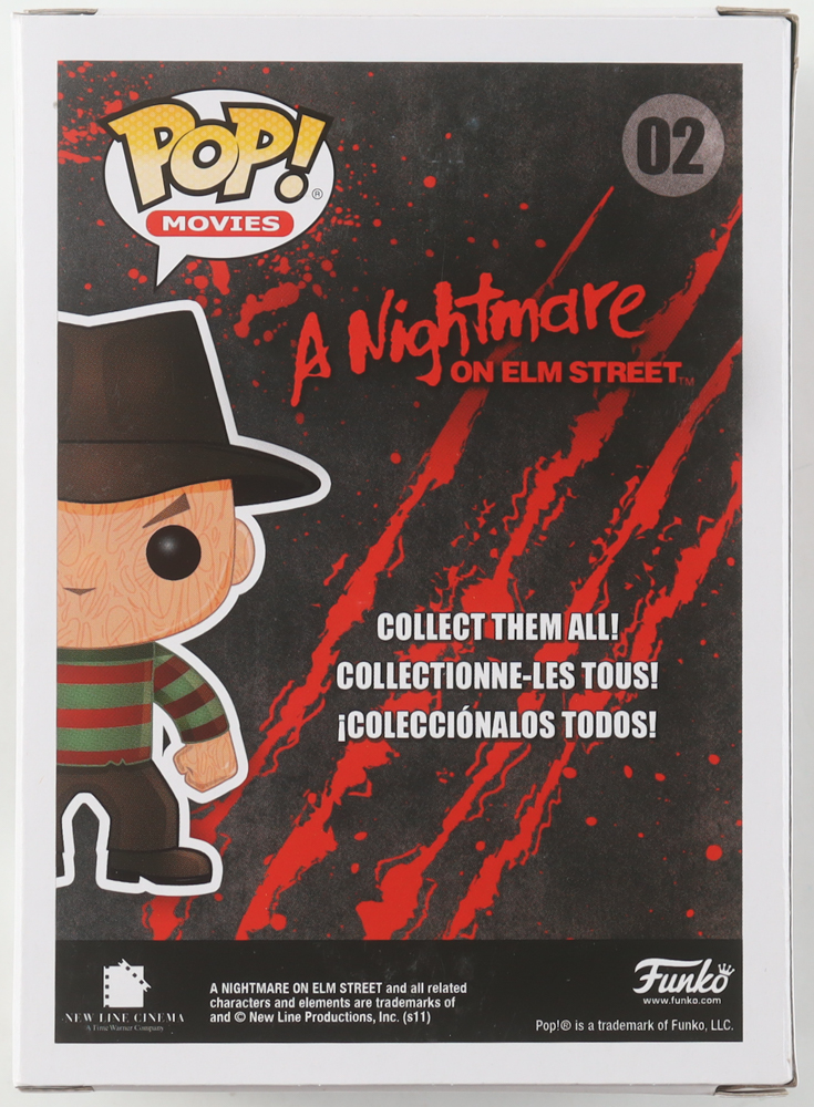 Robert Englund Signed "A Nightmare on Elm Street" #02 Freddy Krueger Funko Pop! Vinyl Figure (Beckett) at PristineAuction.com Robert Englund Signed "A Nightmare on Elm Street" #02 Freddy Krueger Funko Pop! Vinyl Figure (Beckett) at PristineAuction.com