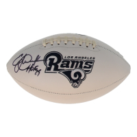 Eric Dickerson Signed Rams Logo Football Inscribed "HOF 99" (Beckett) at PristineAuction.com