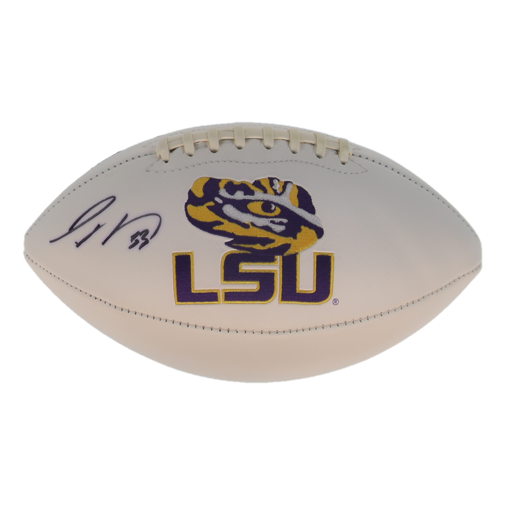 Jamal Adams Signed LSU Tigers Logo Football (JSA) at PristineAuction.com Jamal Adams Signed LSU Tigers Logo Football (JSA) at PristineAuction.com