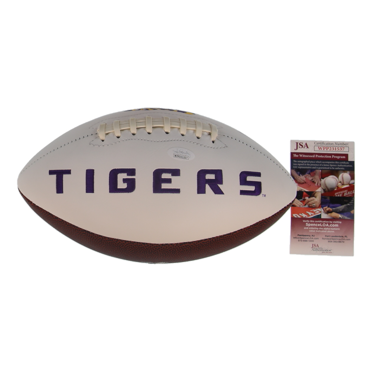 Jamal Adams Signed LSU Tigers Logo Football (JSA) at PristineAuction.com Jamal Adams Signed LSU Tigers Logo Football (JSA) at PristineAuction.com