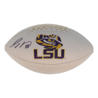 Jamal Adams Signed LSU Tigers Logo Football (JSA) at PristineAuction.com