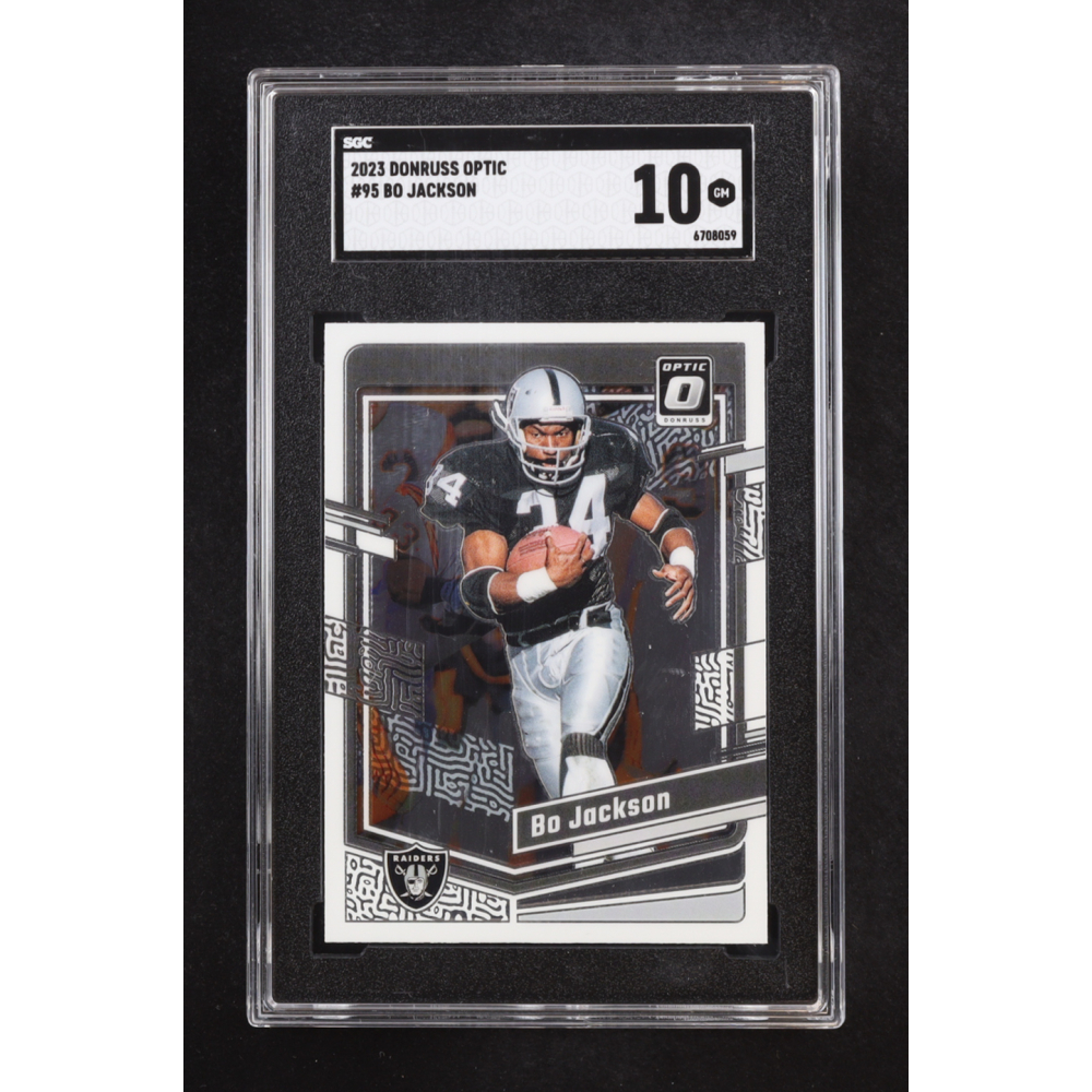 Bo Jackson 2023 Donruss Optic #95 (SGC 10) at PristineAuction.com