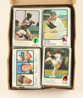 1973 Topps Baseball Cello Fun Pack Vending Box with (20) Packs at PristineAuction.com