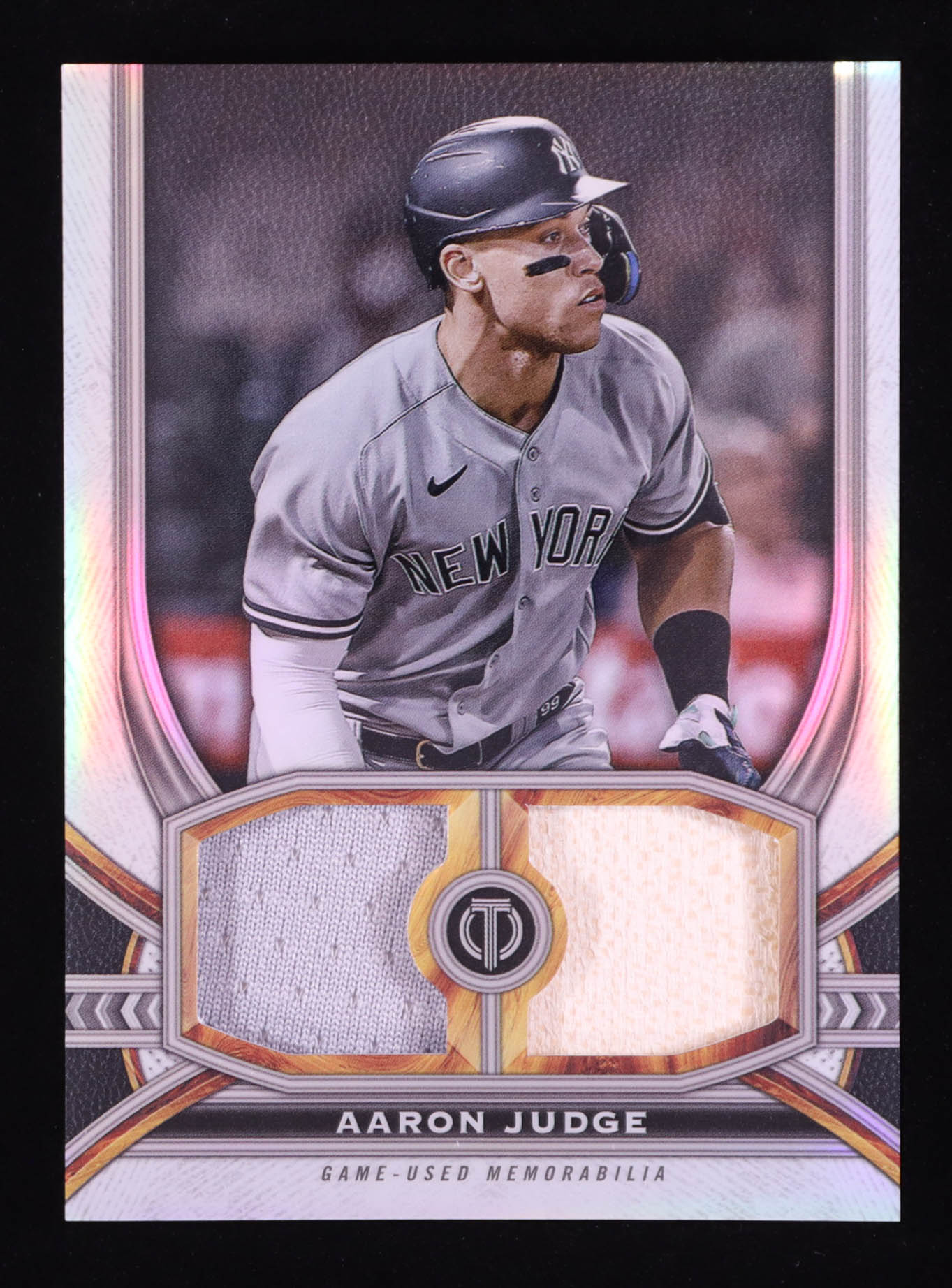 Aaron Judge 2023 Topps Tribute Dual Relics #DRAJ #176/199 at PristineAuction.com Aaron Judge 2023 Topps Tribute Dual Relics #DRAJ #176/199 at PristineAuction.com