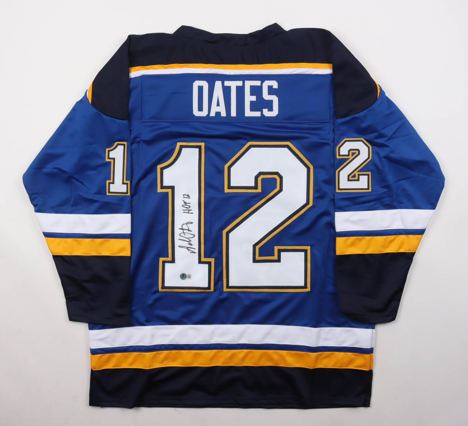 Adam Oates Signed Jersey Inscribed "HOF 12" (Beckett) at PristineAuction.com Adam Oates Signed Jersey Inscribed "HOF 12" (Beckett) at PristineAuction.com