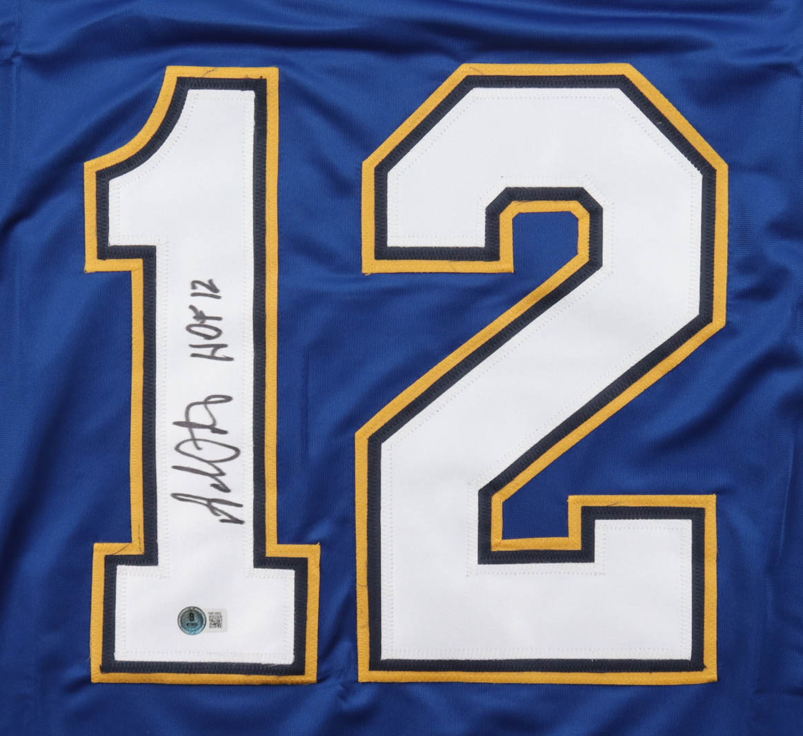 Adam Oates Signed Jersey Inscribed "HOF 12" (Beckett) at PristineAuction.com Adam Oates Signed Jersey Inscribed "HOF 12" (Beckett) at PristineAuction.com