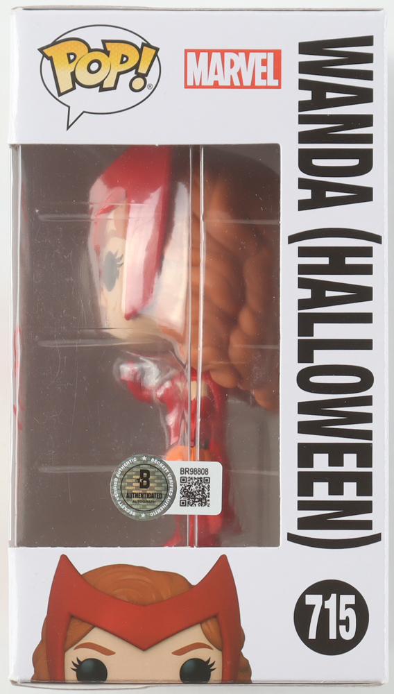 Elizabeth Olsen Signed "WandaVision" #715 Wanda (Halloween) Funko Pop! Vinyl Figure (Beckett) at PristineAuction.com Elizabeth Olsen Signed "WandaVision" #715 Wanda (Halloween) Funko Pop! Vinyl Figure (Beckett) at PristineAuction.com