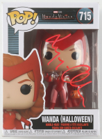 Elizabeth Olsen Signed "WandaVision" #715 Wanda (Halloween) Funko Pop! Vinyl Figure (Beckett) at PristineAuction.com