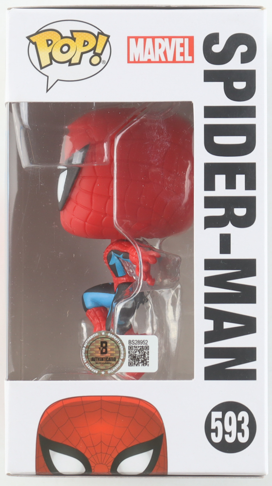 Andrew Garfield Signed "Marvel: 80 Years" #593 Spider-Man Funko Pop! Bobble-Head Vinyl Figure (Beckett) at PristineAuction.com Andrew Garfield Signed "Marvel: 80 Years" #593 Spider-Man Funko Pop! Bobble-Head Vinyl Figure (Beckett) at PristineAuction.com
