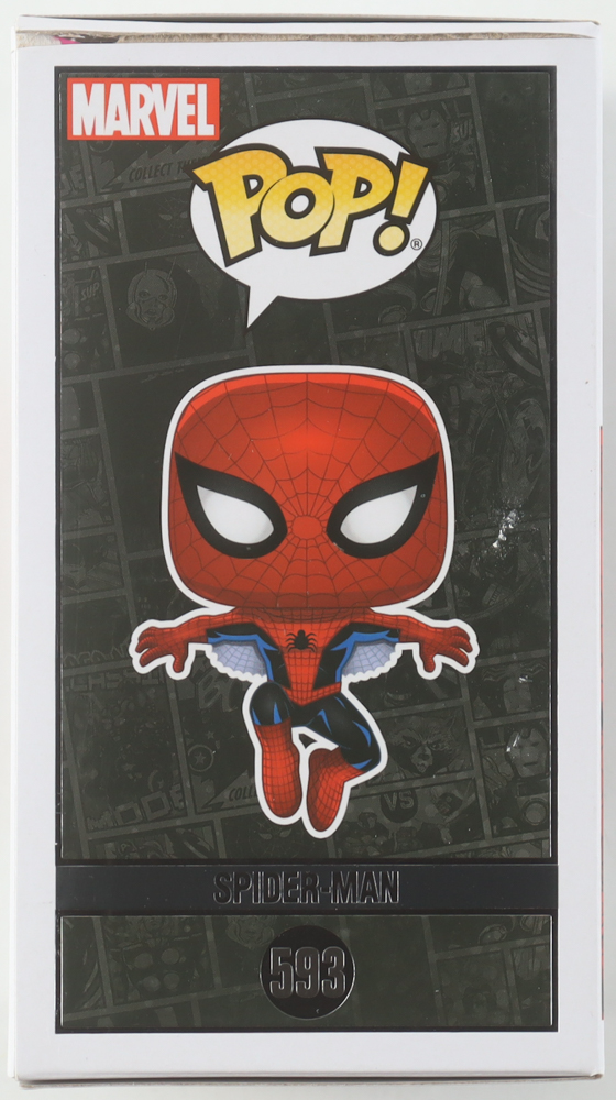 Andrew Garfield Signed "Marvel: 80 Years" #593 Spider-Man Funko Pop! Bobble-Head Vinyl Figure (Beckett) at PristineAuction.com Andrew Garfield Signed "Marvel: 80 Years" #593 Spider-Man Funko Pop! Bobble-Head Vinyl Figure (Beckett) at PristineAuction.com