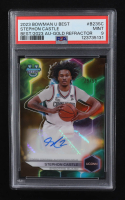 Stephon Castle 2023-24 Bowman's Best University Best of '23 Autographs Gold Refractors #B23SC #29/50 RC (PSA 9) at PristineAuction.com