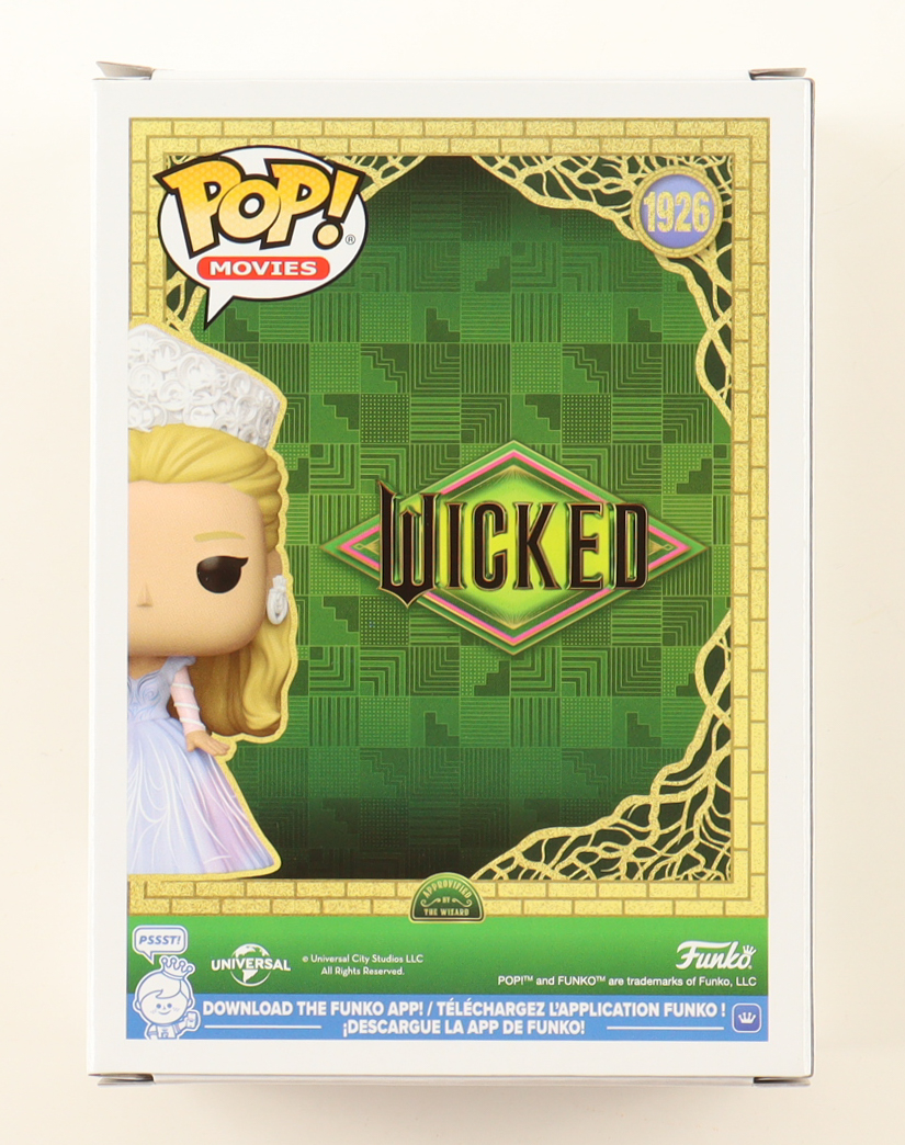 Ariana Grande Signed "Wicked" #1926 Glinda in Blue Gown Funko Pop! Vinyl Figure (AWM) at PristineAuction.com Ariana Grande Signed "Wicked" #1926 Glinda in Blue Gown Funko Pop! Vinyl Figure (AWM) at PristineAuction.com
