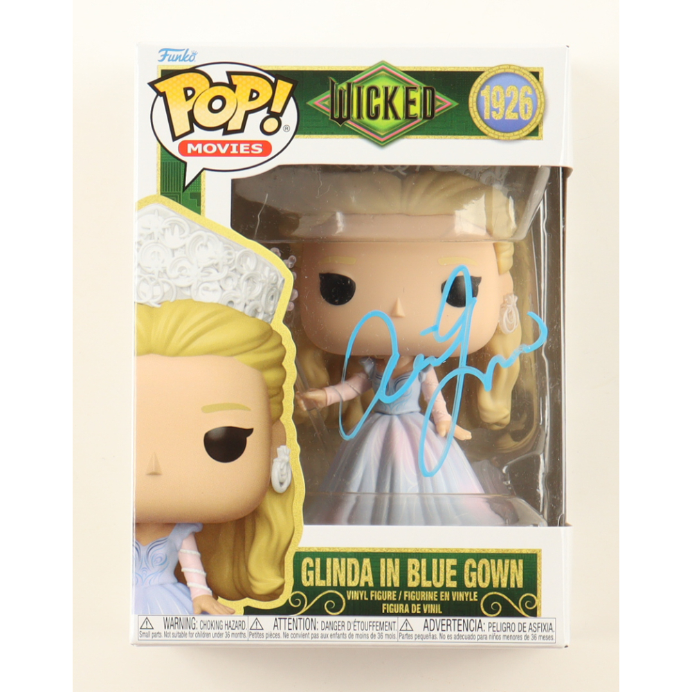 Ariana Grande Signed "Wicked" #1926 Glinda in Blue Gown Funko Pop! Vinyl Figure (AWM) at PristineAuction.com