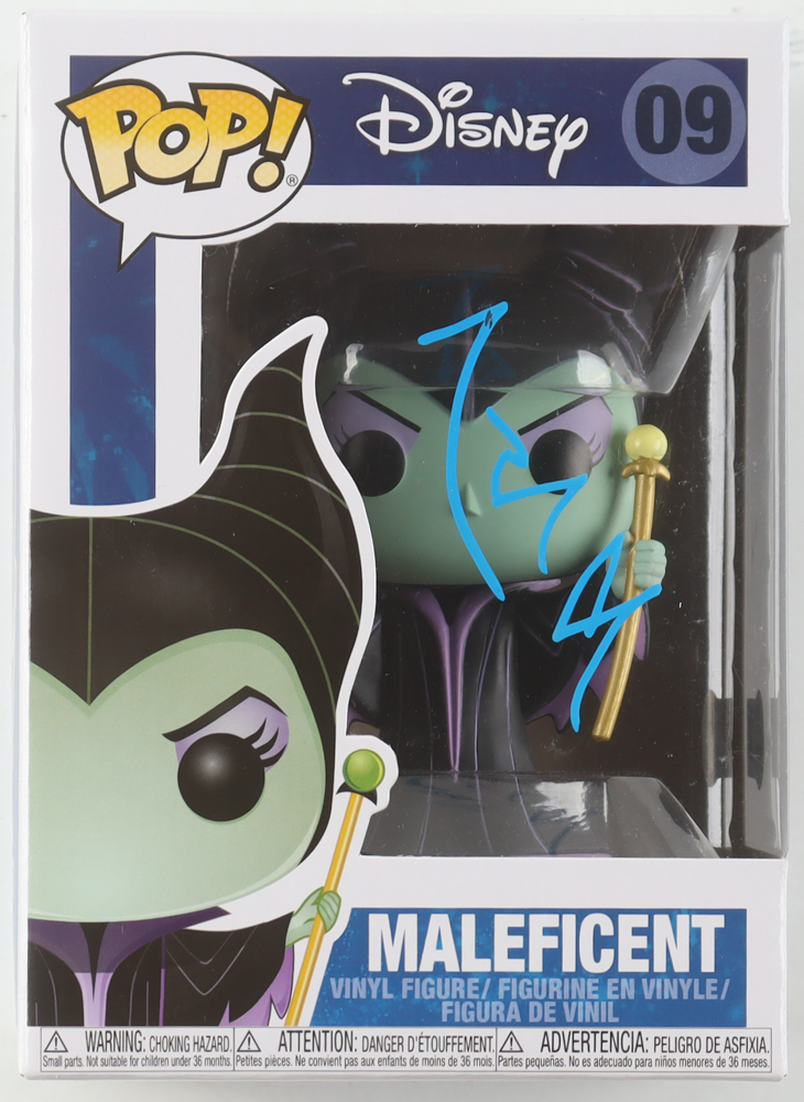 Angelina Jolie Signed "Disney" #09 Maleficent Funko Pop! Vinyl Figure (Beckett) at PristineAuction.com Angelina Jolie Signed "Disney" #09 Maleficent Funko Pop! Vinyl Figure (Beckett) at PristineAuction.com