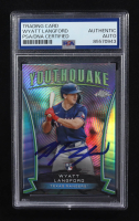 Wyatt Langford Signed 2024 Topps Chrome YouthQuake #YQ-57 RC (PSA) at PristineAuction.com