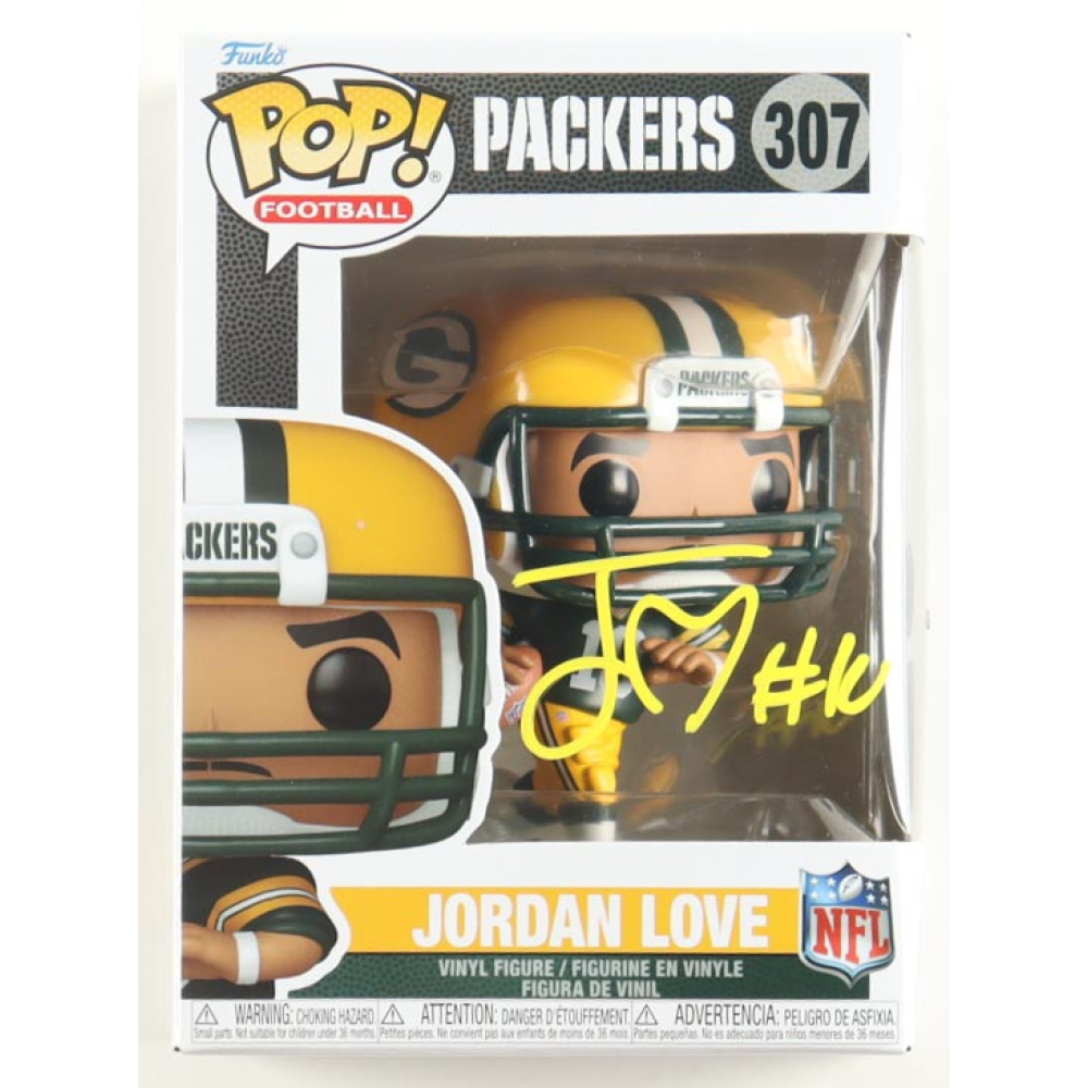 Jordan Love Signed Packers #307 Funko Pop! Figure (Beckett) at PristineAuction.com