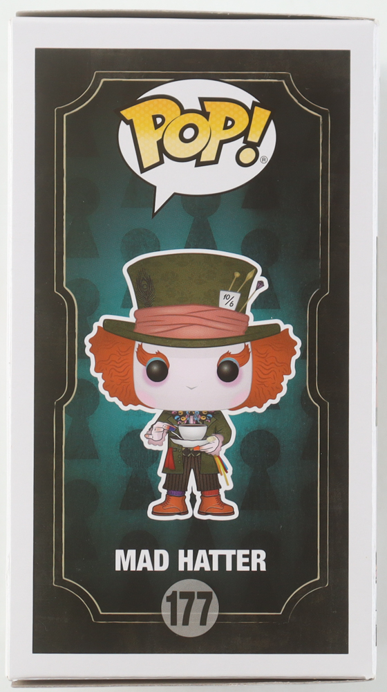 Johnny Depp Signed "Alice in Wonderland" #177 Mad Hatter Funko Pop! Vinyl Figure (Beckett) at PristineAuction.com Johnny Depp Signed "Alice in Wonderland" #177 Mad Hatter Funko Pop! Vinyl Figure (Beckett) at PristineAuction.com