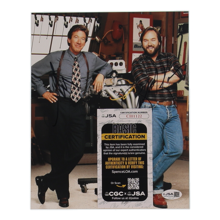 Tim Allen & Richard Karn Signed "Home Improvement" 8x10 Photo (JSA) at PristineAuction.com Tim Allen & Richard Karn Signed "Home Improvement" 8x10 Photo (JSA) at PristineAuction.com